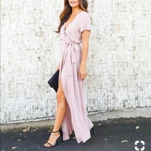 VICI Lavender wrap dress